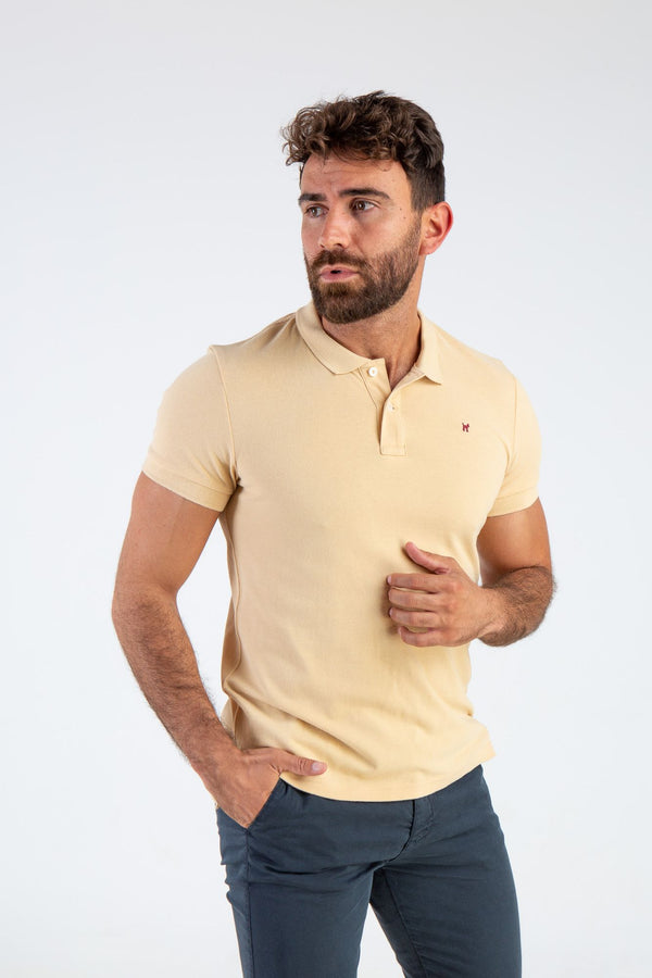 Polo Garment Dyed Beige