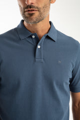 Polo Garment Dyed Azul Marino