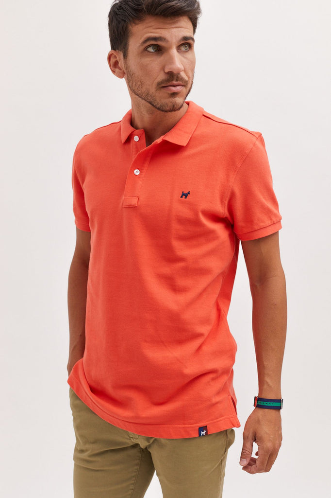 Polo Garment Dyed Coral