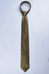 Corbata Marron con Logo